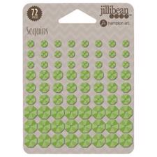 Jillibean Soup Adhesive Sequins - Green