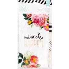 Heidi Swapp Memory Planner - Clear Dividers with Print (til lille planner)