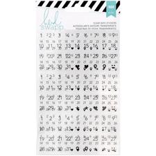 Heidi Swapp Memory Planner - Clear Date Stickers