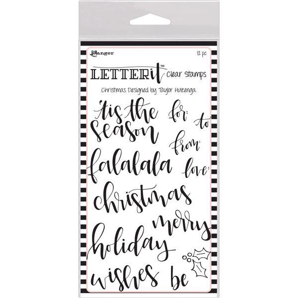 Ranger Letter It - Clear Stamps / Christmas