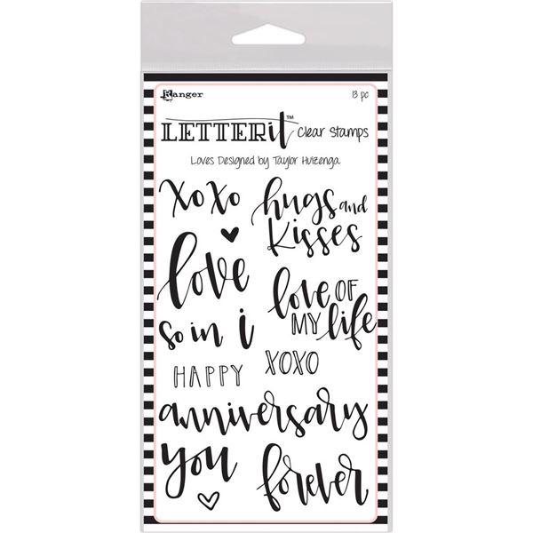 Ranger Letter It - Clear Stamps / Loves