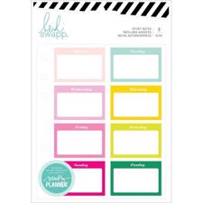 Heidi Swapp Memory Planner - Notes Stickers / Color Fresh
