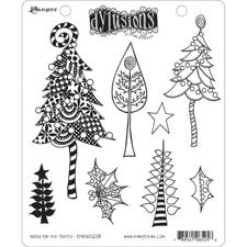 Cling Rubber Stamp Set - Dylusions / Wood for the Trees