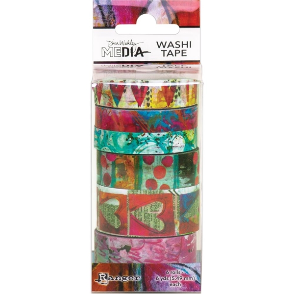 Dina Wakley Media - Washi Tape Set #3 (6 rolls)