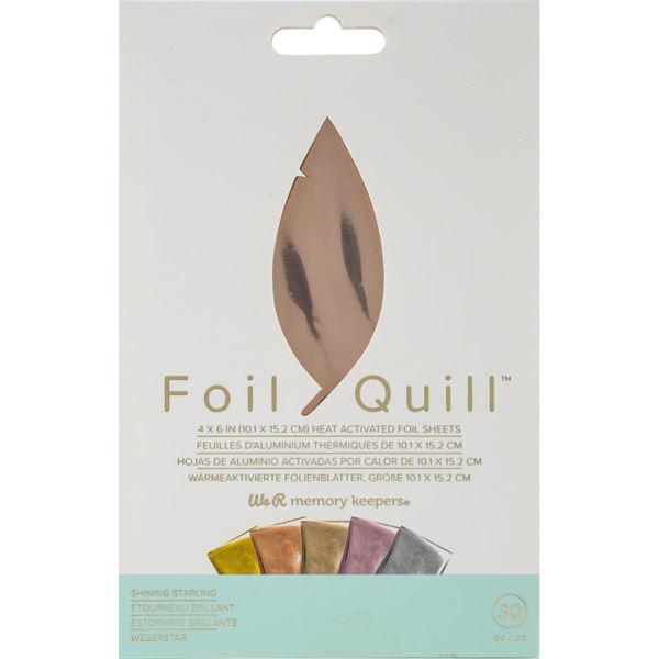 WRMK Foil Quil - Foil Sheets 6x4" / Starling