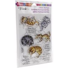 Stampendous Clear Stamp Set - Kitty Therapy 