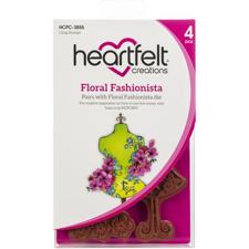 Heartfelt Creation Stamp - Floral Fashionista