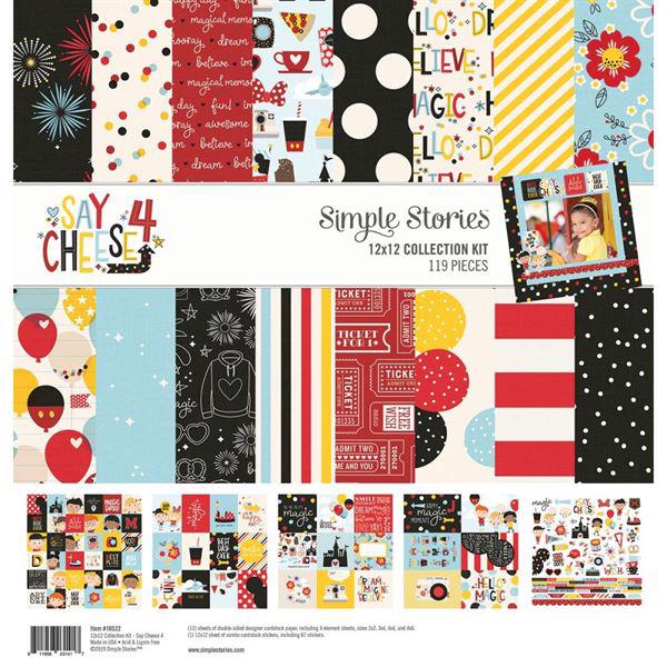Simple Stories Paper Pack 12x12" Collection - Say Cheese 4