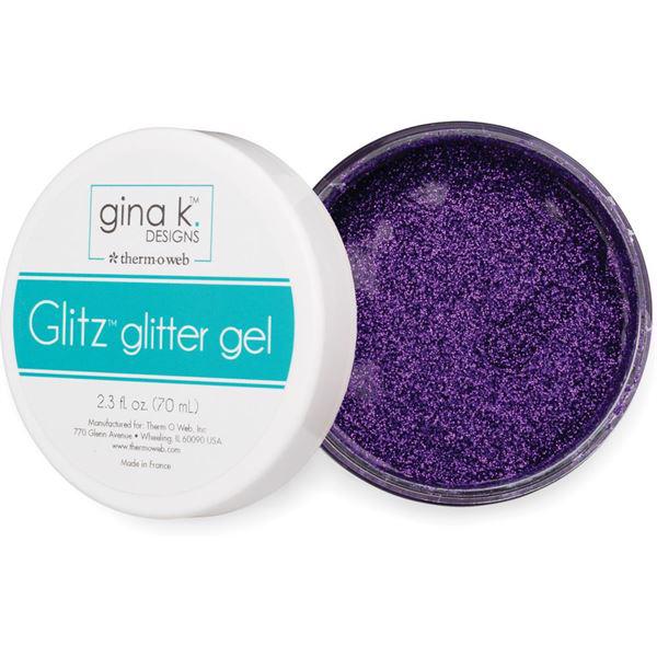 Gina K Glitz Glitter Gel - Wild Lilac