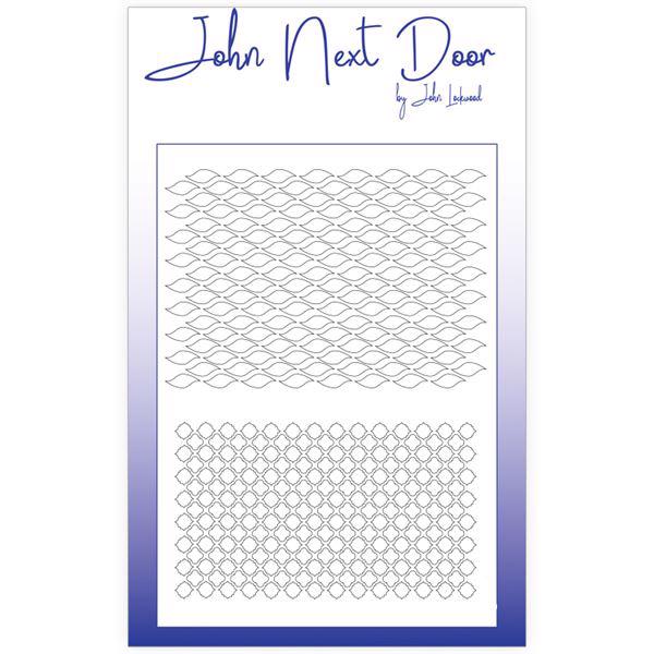 John Next Door Stencil - #001 / Trellis & Net