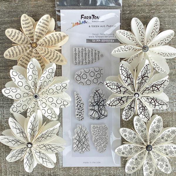 Farbton STEMPLER - Motiver Sæt 2 til Foldet Blomst nr. 16 (small)