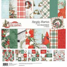Simple Stories Paper Pack 12x12" Collection - Country Christmas
