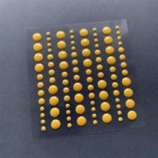 Simple and Basic Enamel Dots - Mustard
