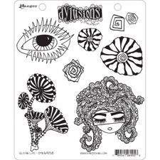 Cling Rubber Stamp Set - Dylusions / Ocean Life