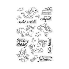 Hero Arts Clear Stamp Set - Dragons & Unicorns