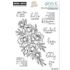 Hero Arts & Gina K Clear Stamp Set - Friendship
