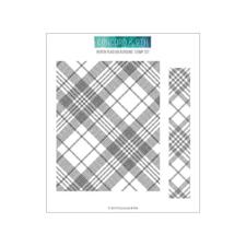 Concord & 9th Stamp - Woven Plaid Background