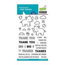 Hero Arts & Lawn Fawn Clear Stamp Set - Big Thanks