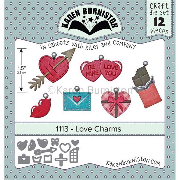 Karen Burniston Die - Love Charms