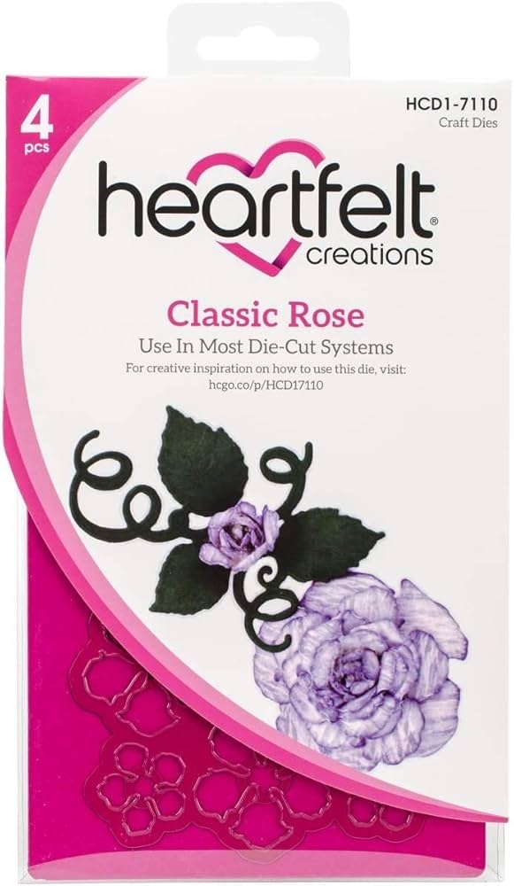 Heartfelt Creation Dies - Classic Rose