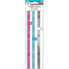 Happy Planner - Elastic Bands / Pink, Blue and Silver