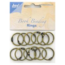Joy Book Rings - Antik Bronze "25 mm" - 12 stk.