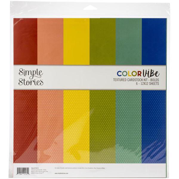  Simple Stories Color Vibe - Paper Pack 12x12" / Bold