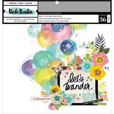Vicki Boutin / Let's Wander - Mixed Media Pad 12x12" (36 ark)