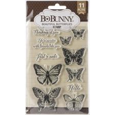 Clear Stamp Set - Bo Bunny / Beautiful Butterflies
