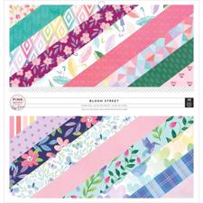 Pink Paislee Paper Pad 12x12" - Paige Evans / Bloom Street