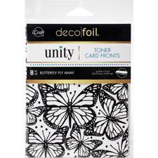 Deco Foil Toner Card Fronts - Butterfly Fly Away