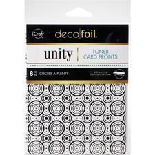 Deco Foil Toner Card Fronts - Circles A Plenty