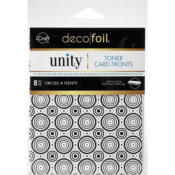 Deco Foil Toner Card Fronts - Circles A Plenty