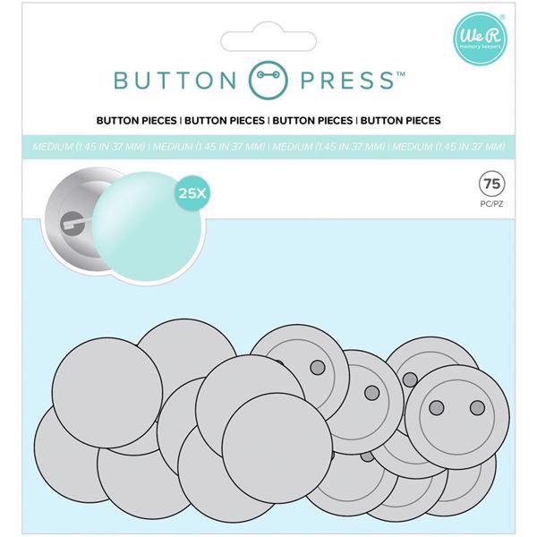 WRMK Button Press - Button Press Refill Pack / Medium (37 mm) 25/Pkg
