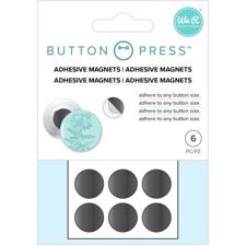 WRMK Button Press - Adhesive Magnets 6/Pkg