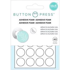 WRMK Button Press - Adhesive Foam 40/Pkg