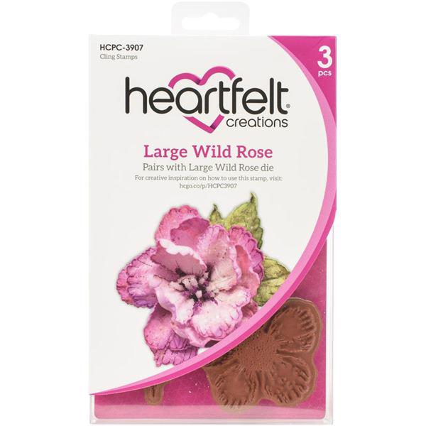 Heartfelt Creation Stamp - Wild Rose Large
