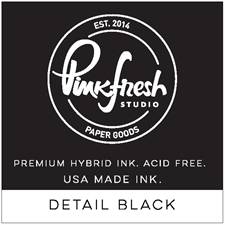 PinkFresh Studios Hybrid Ink Pad - Detail Black / Ink Cube (lille)
