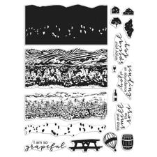 Hero Arts Clear Stamps - Big Layered Set / Vineyard Scape