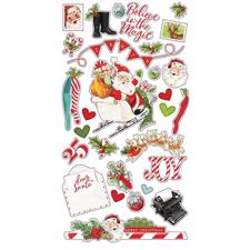 Simple Stories Chipboard Stickers - North Pole