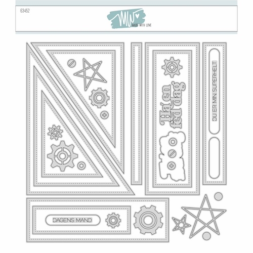 Dies Made With Love - Sketches 10 (m. trekanter, stjerner og tandhjul)