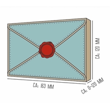 Dies Made With Love - Envelope Box (kuvertæske)