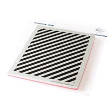 PinkFresh Studios Cling Stamp - Diagonal Stripe