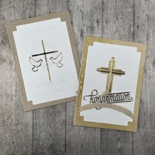Dies Made With Love - Deco Cross and Frame