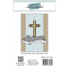 Dies Made With Love - Crossed Lines Background