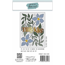 Dies Made With Love - Flower Card