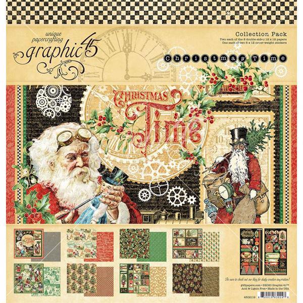 Graphic 45 Collection Pack 12x12 Christmas Time