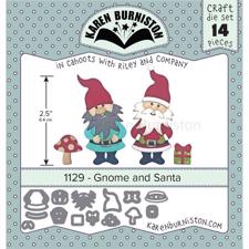 Karen Burniston Die - Gnome & Santa