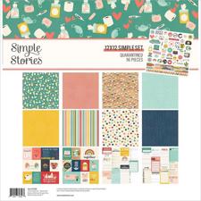 Simple Stories Paper Pack 12x12" Collection - Simple Set / Quarantined