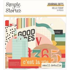 Simple Stories Die Cuts - Journal Bits / Hello Today